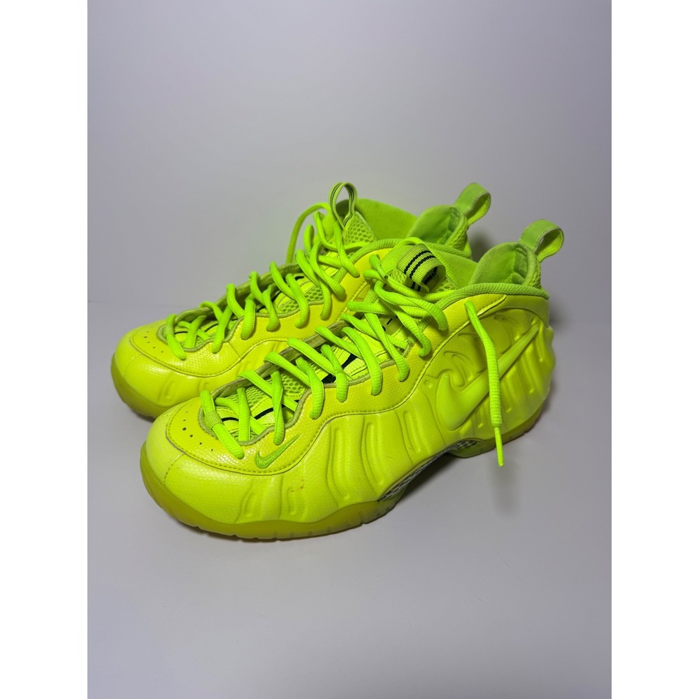 2014 Nike Air Foamposite Pro Mens Size 12 Volt Neon Yellow 624041-700